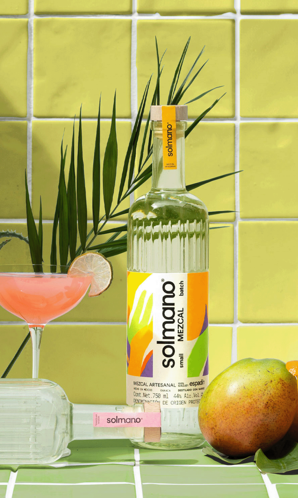 Solmano mezcal mango flavor