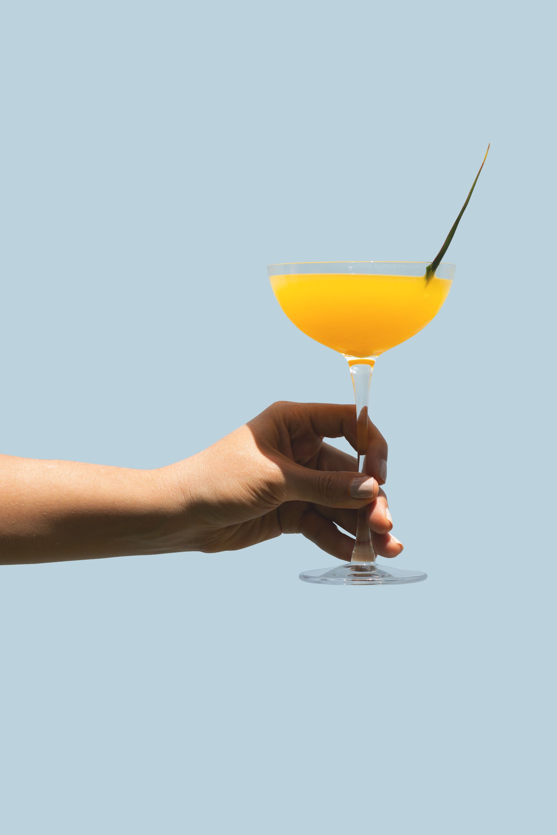 mezcal cocktail with mango